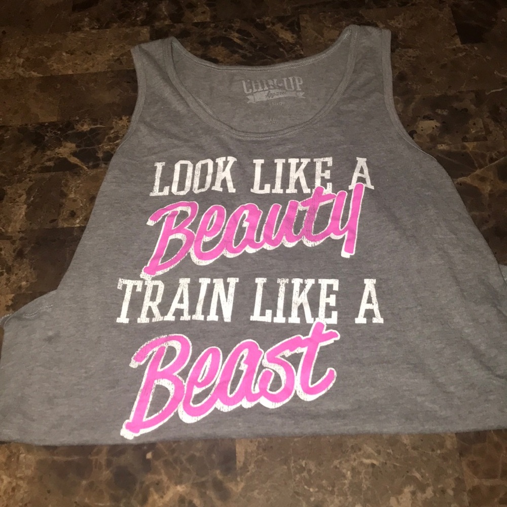Gray tank top